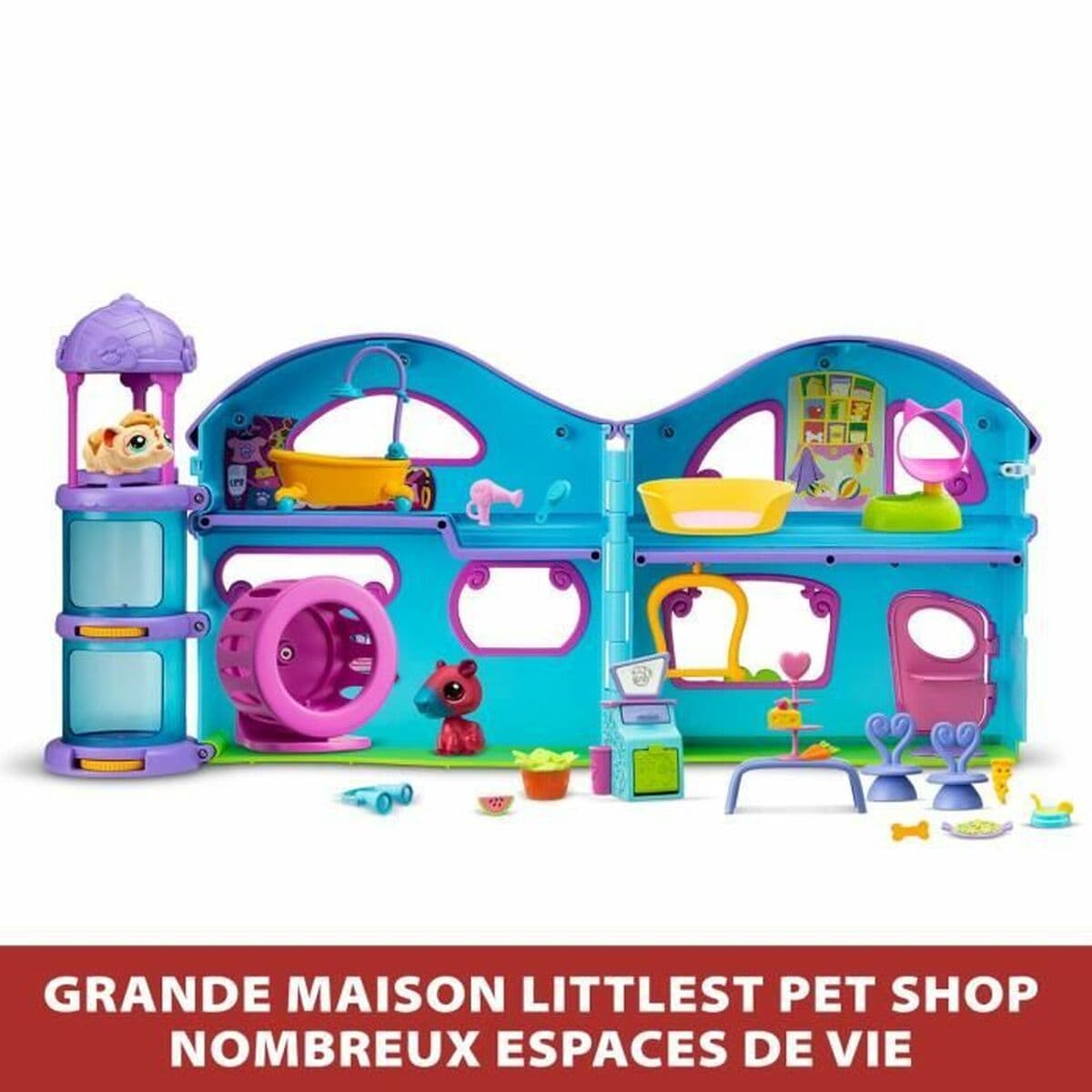 Playset Bandai The Big House Littlest Pet Shop 22 Piezas - Image 2