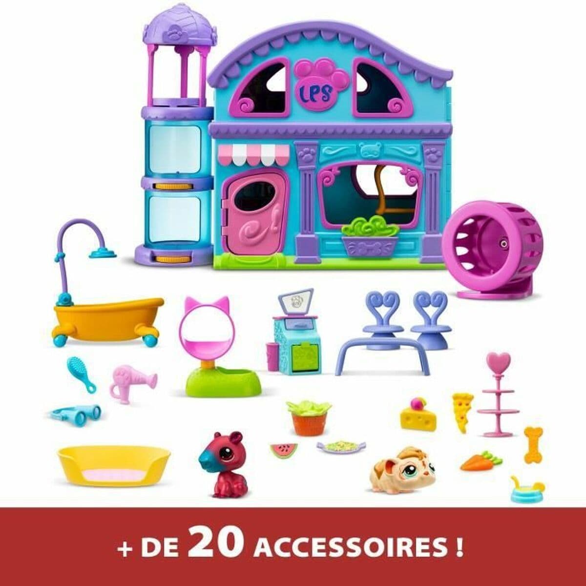 Playset Bandai The Big House Littlest Pet Shop 22 Piezas - Image 3