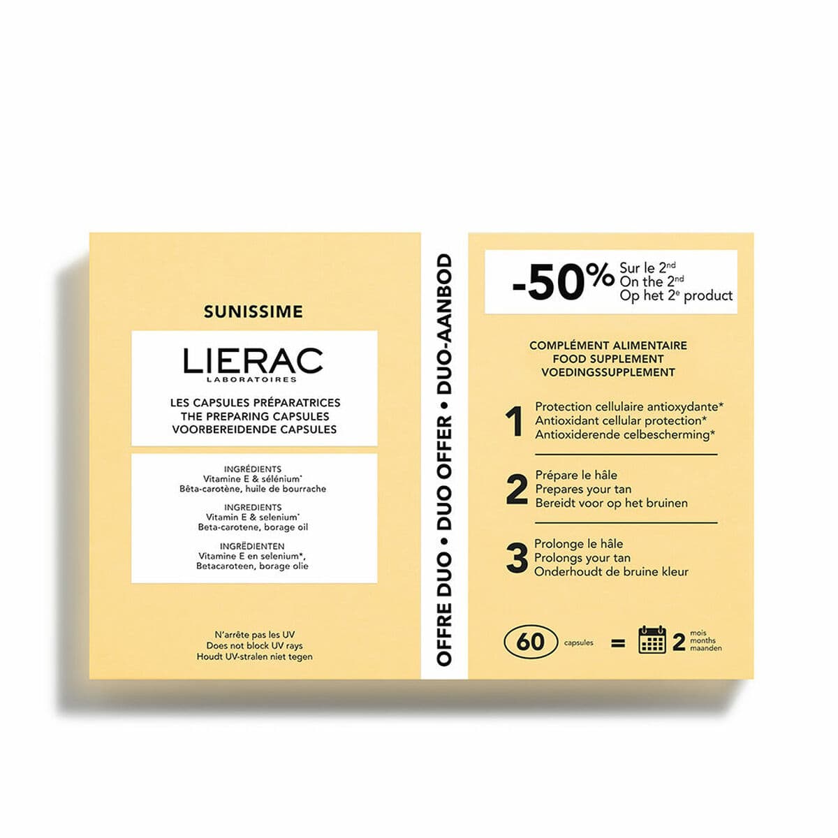 Bräunungsverstärker Lierac Sunissime 2 Stück