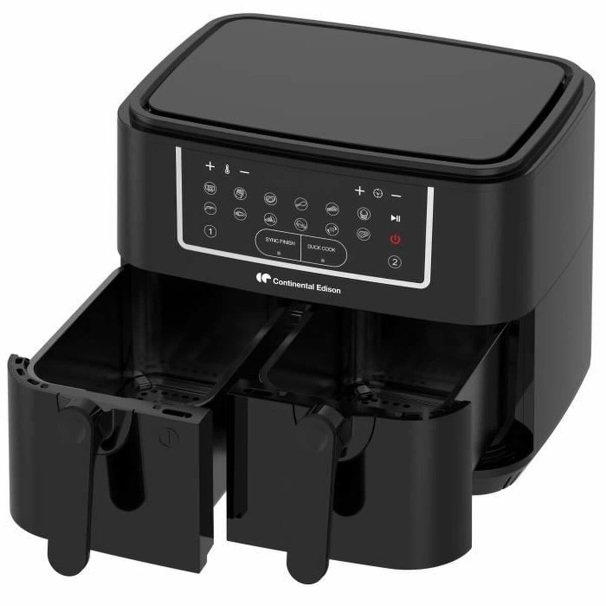 Heißluftfritteuse Continental Edison Schwarz 2400 W 9 L - Image 2