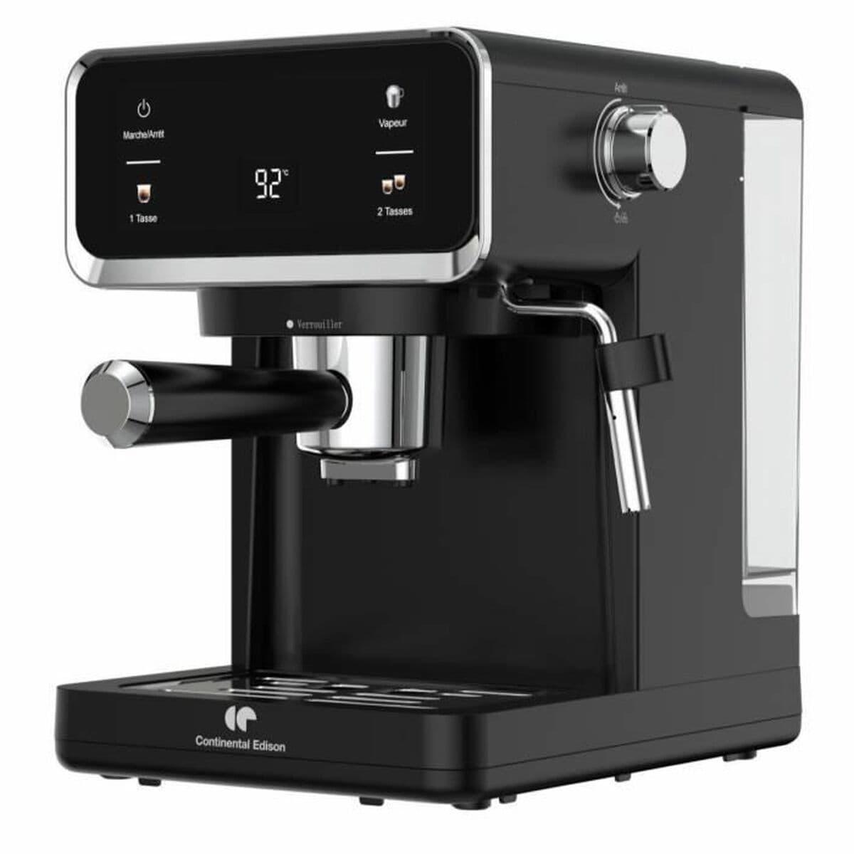 Cafetera Superautomática Continental Edison CEME19B Negro