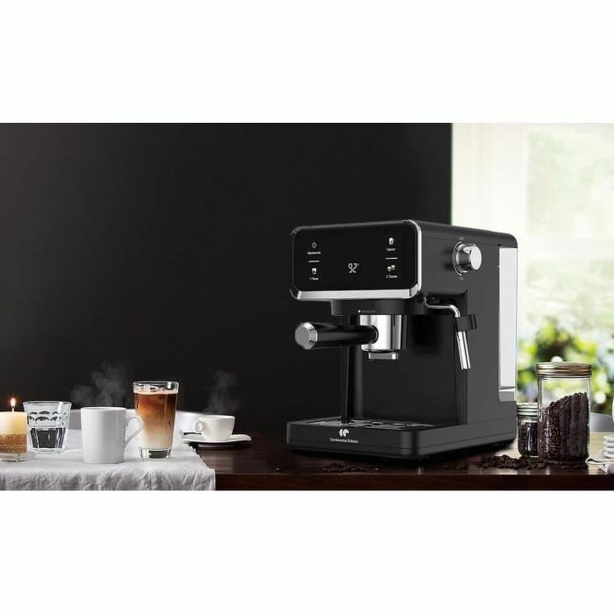 Cafetera Superautomática Continental Edison CEME19B Negro - Image 3
