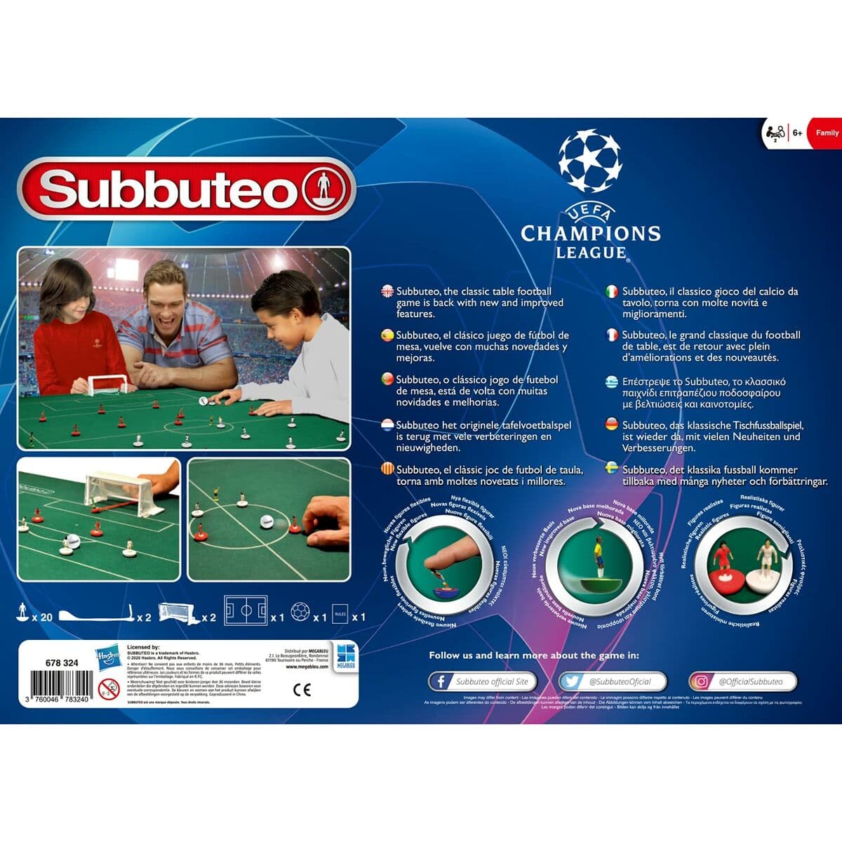 Tischspiel Megableu Subbuteo - Champions League Edition - Image 5