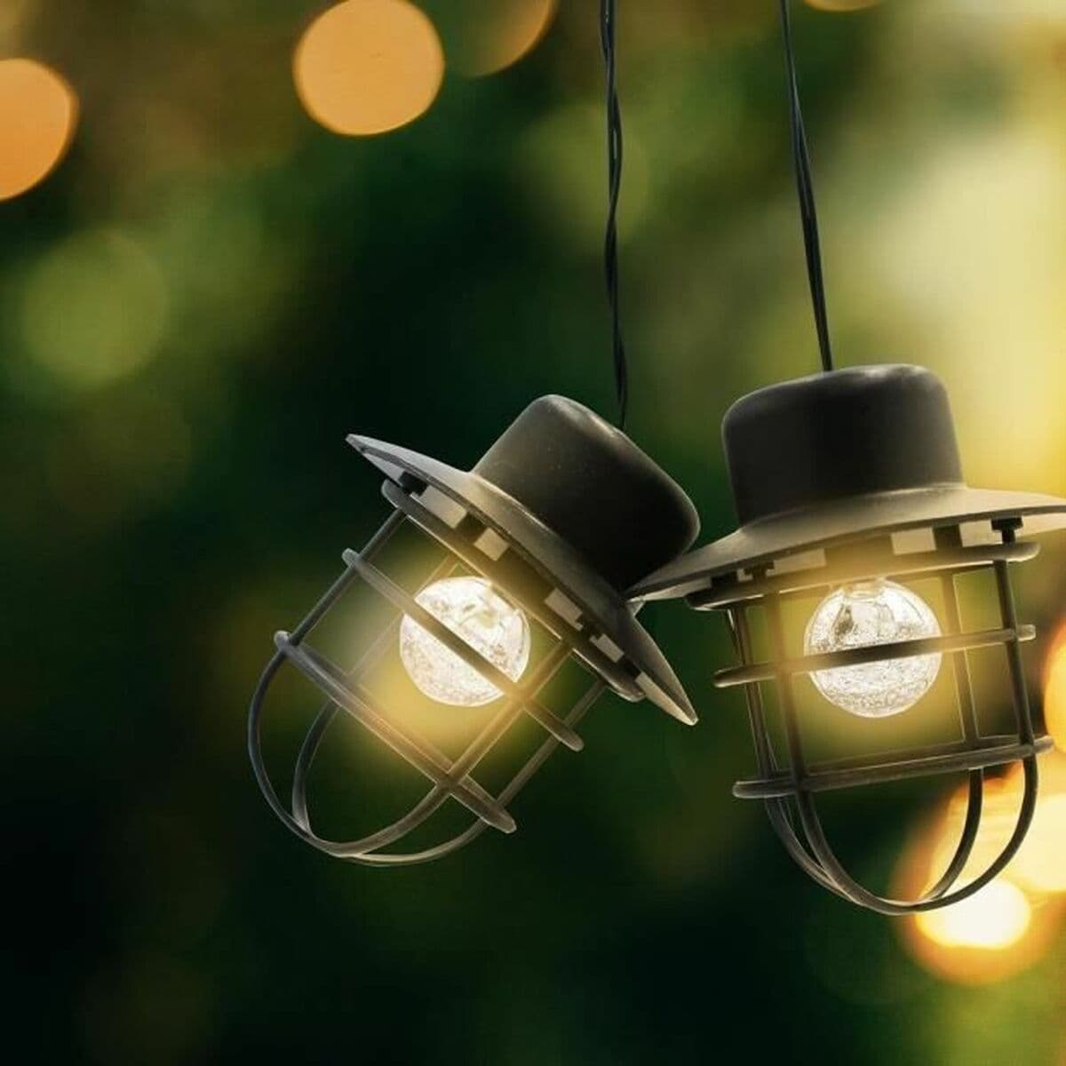 LED-Lichterkette Lumisky Detroit Weiß Schwarz blumig - Image 3