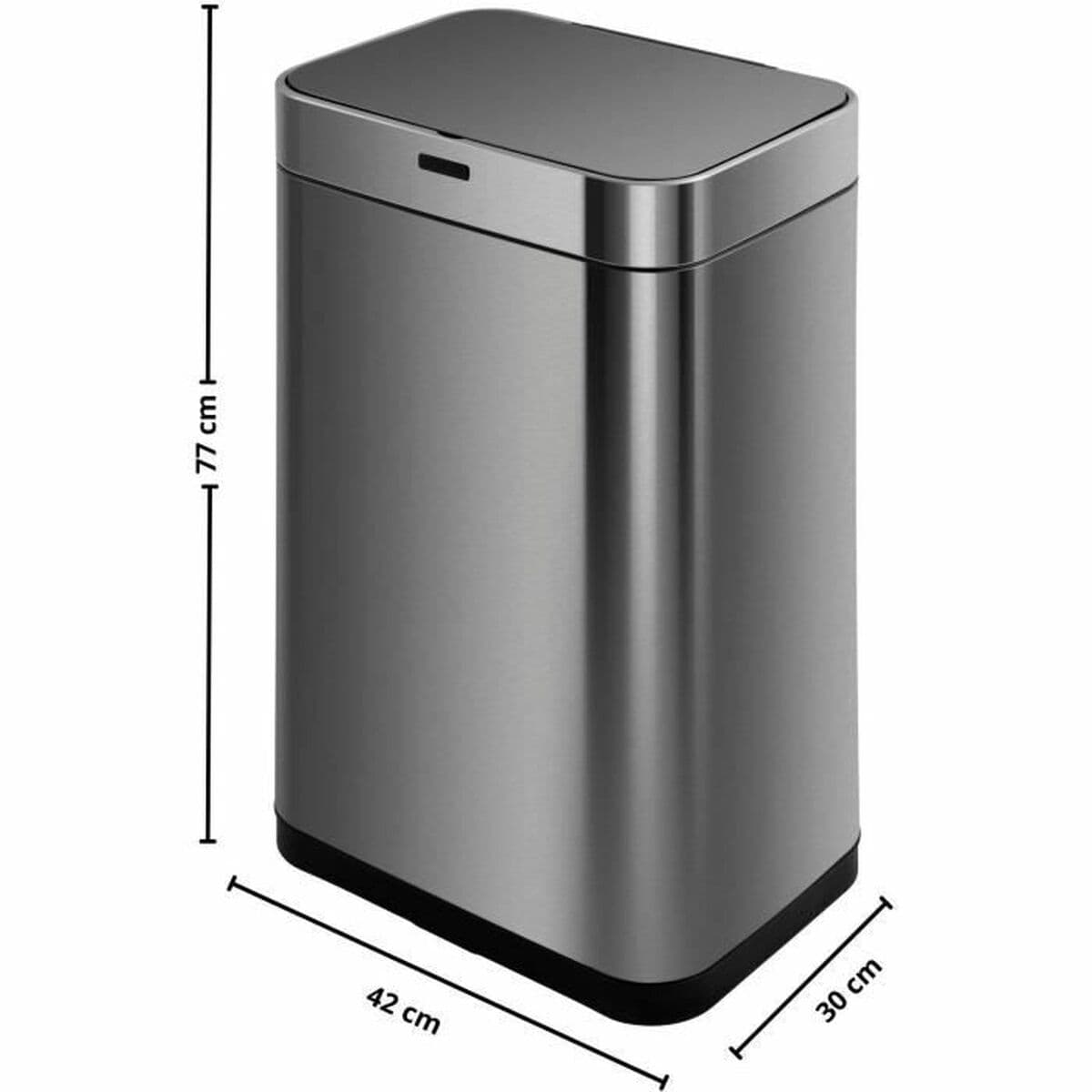 Cubo de basura Kitchen Move Gris Metal Acero Inoxidable 60 L - Image 6