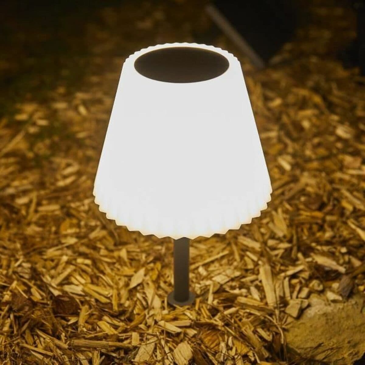 Lampe de bureau Lumisky Lady Spike Bouffant Blanc Métal - Image 3