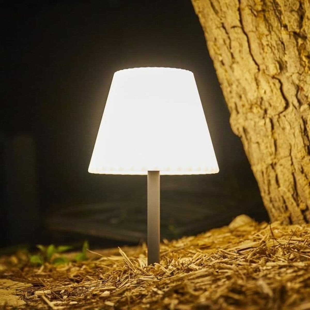 Lampe de bureau Lumisky Lady Spike Bouffant Blanc Métal - Image 4