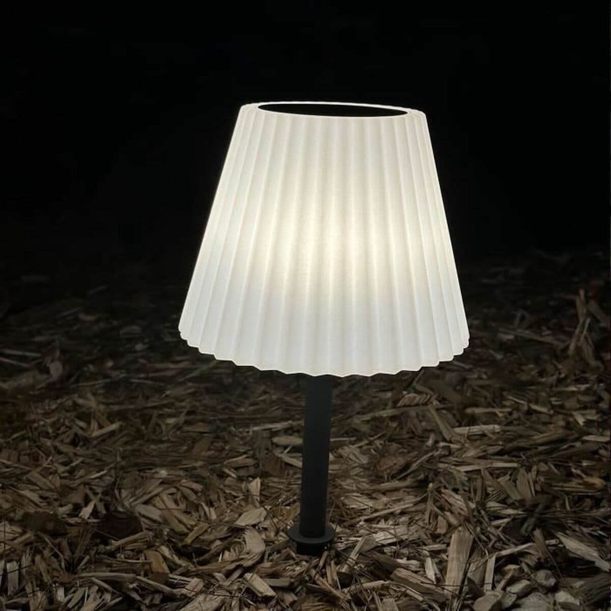 Lampe de bureau Lumisky Lady Spike Bouffant Blanc Métal - Image 6