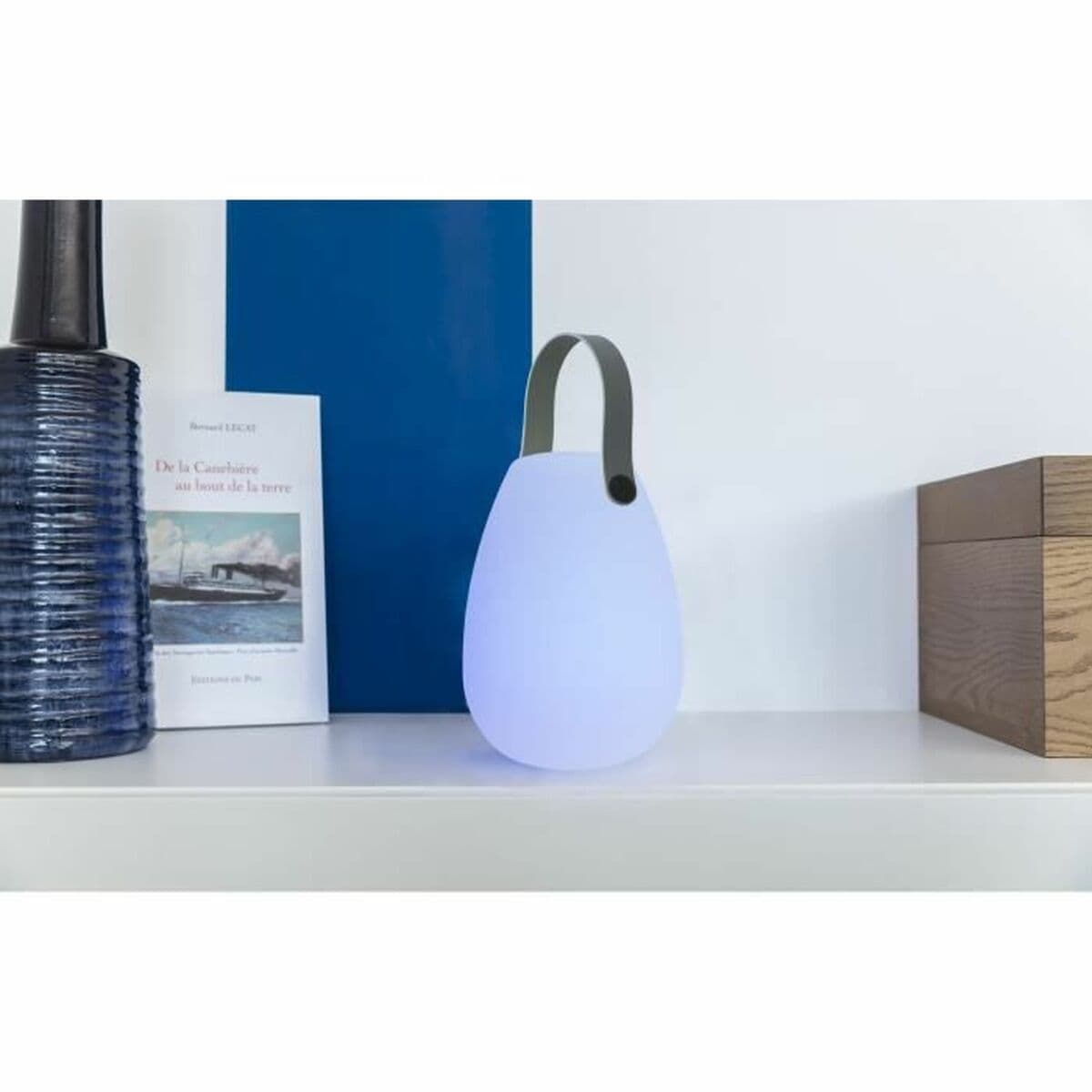 Stolna svjetiljka Lumisky Laury PVC 1,2 w 14 x 14 x 20 cm Bijela - Image 2