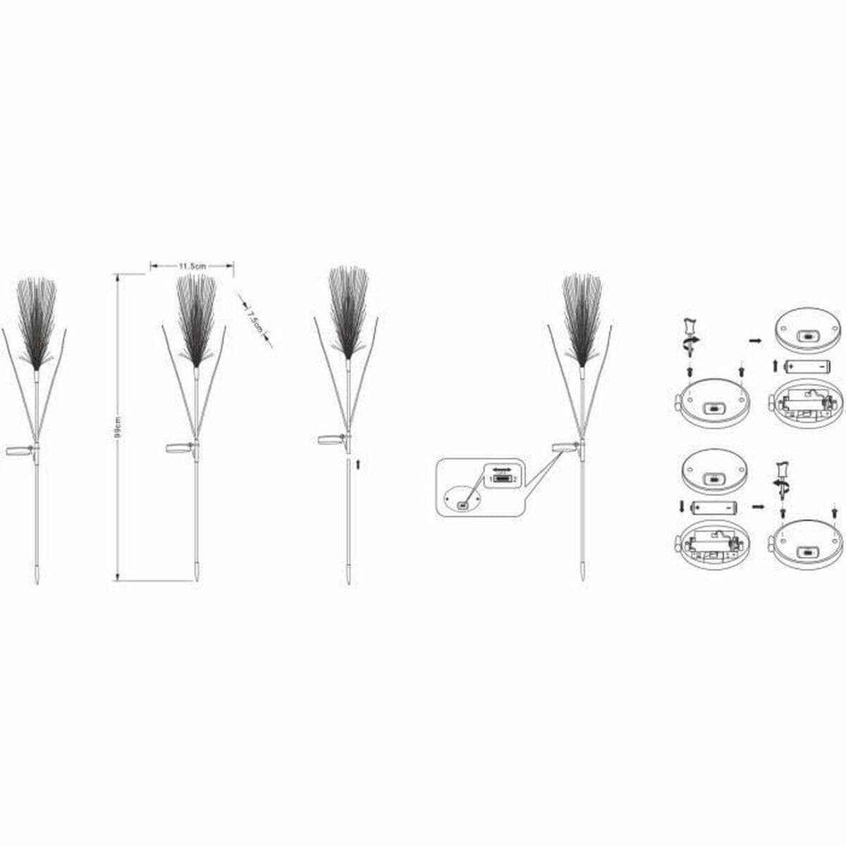 Lampada ad energia solare Galix G4515 - Image 3