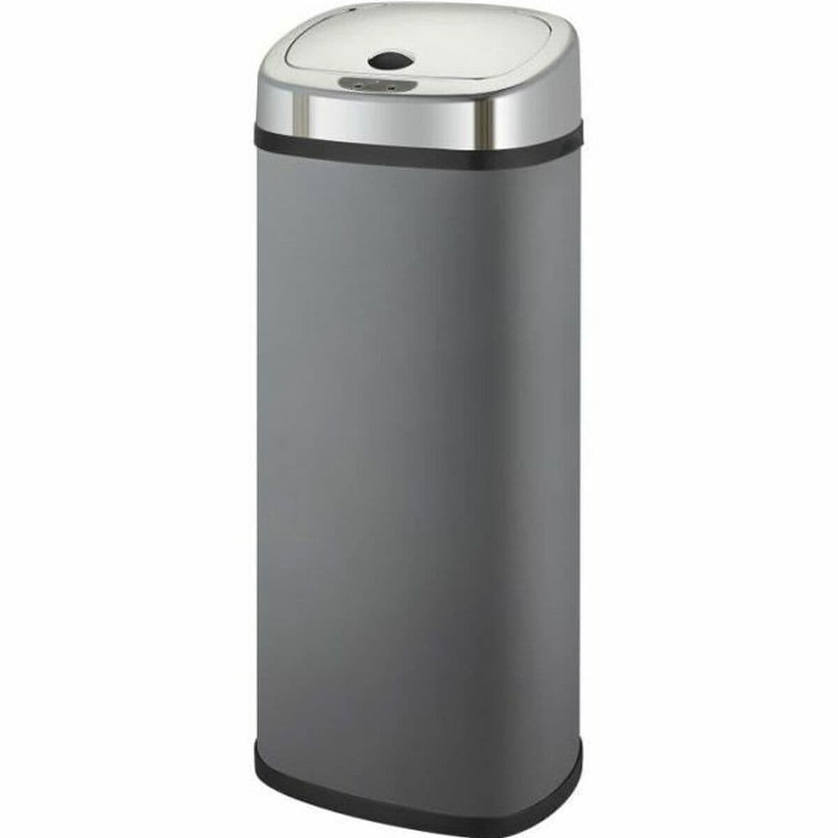 Cubo de basura Kitchen Move Gris Metal Acero Inoxidable ABS 42 L