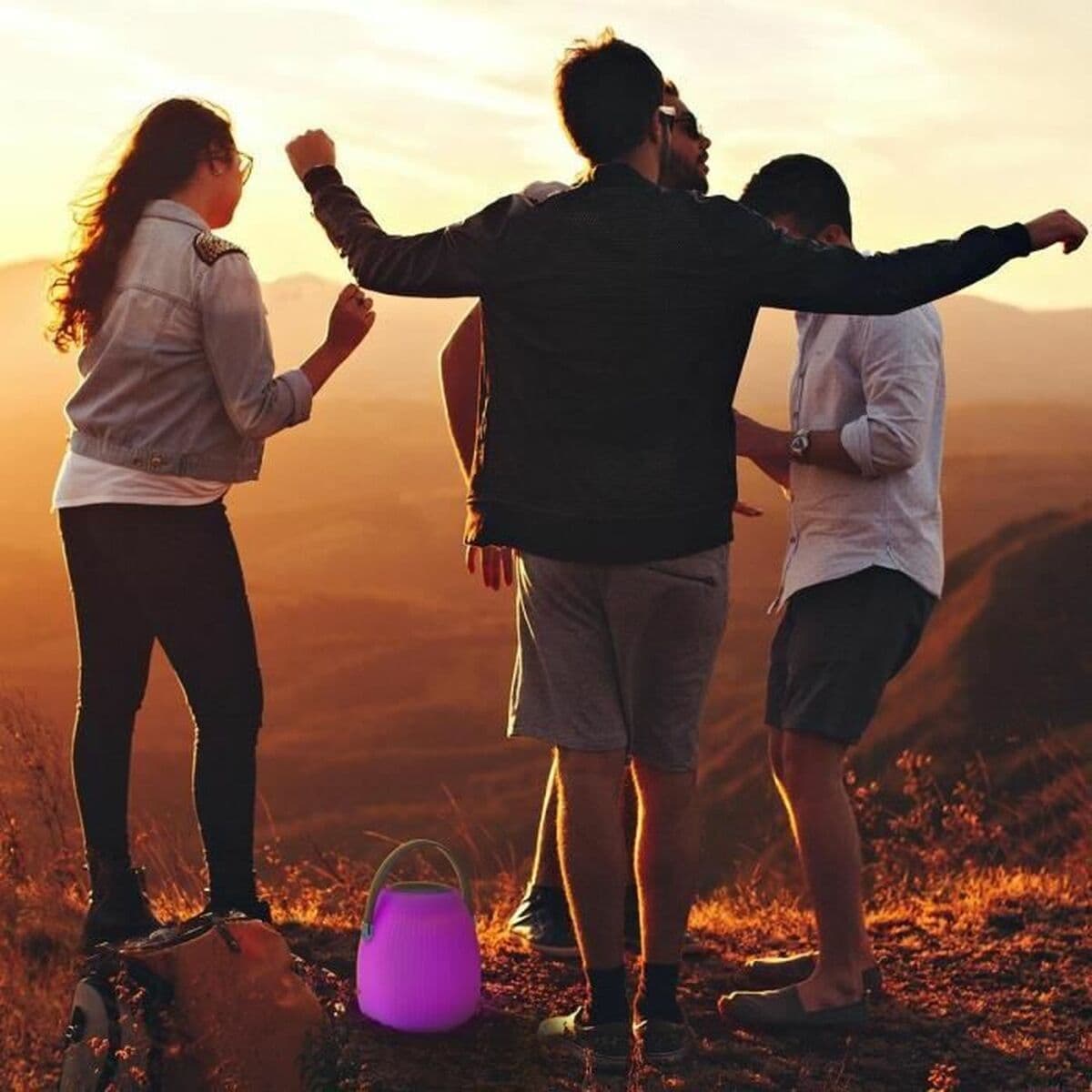 Bluetooth-Lautsprecher mit LED-Lampe Lumisky 5 W - Image 3