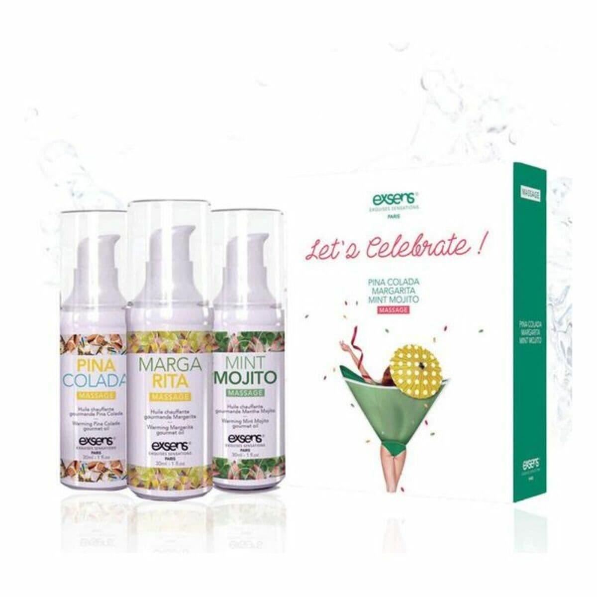Aroma-Massage-Öl Exsens Let's Celebrate (3 pcs) - Image 3