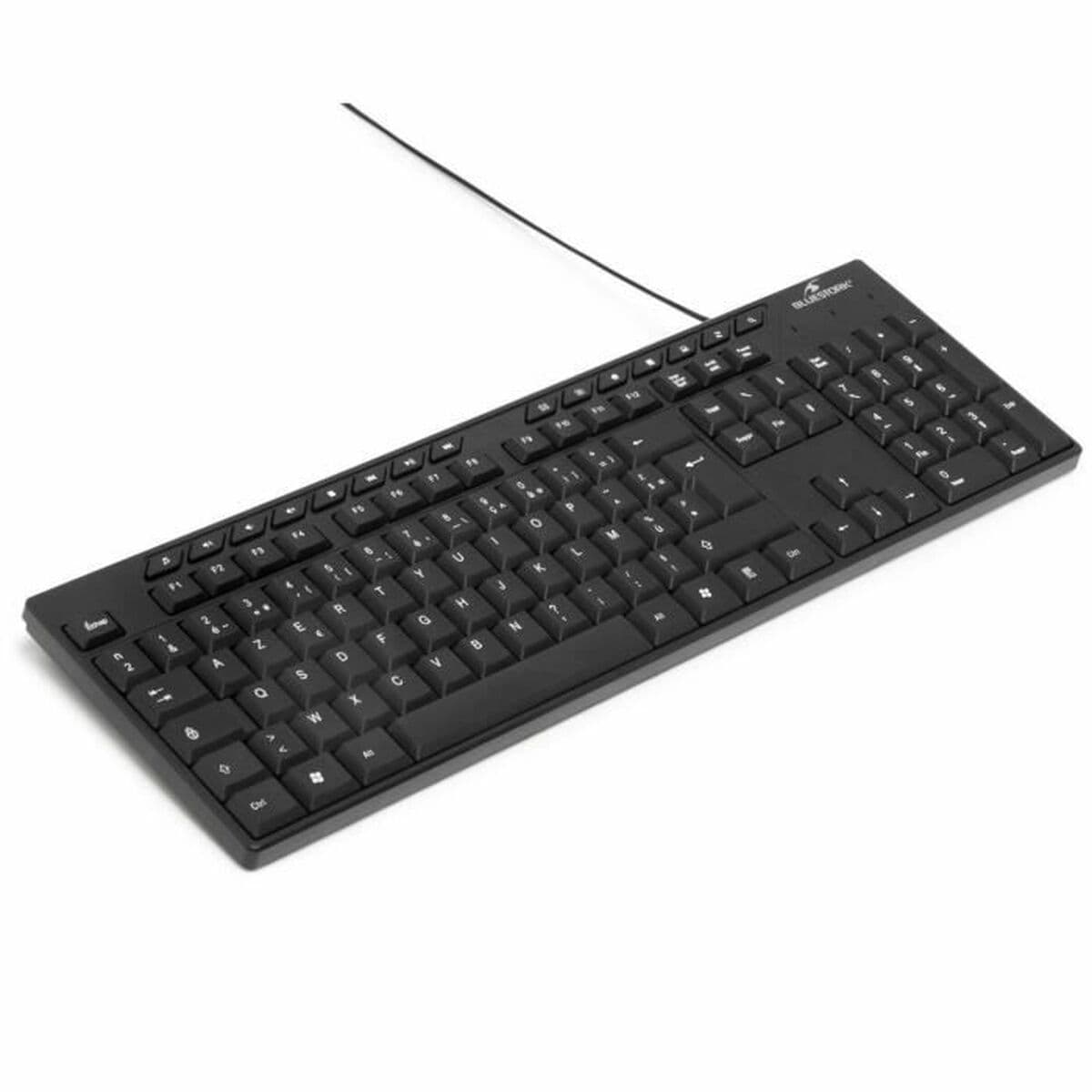 Keyboard Bluestork MEDIA OFFICE Black AZERTY - Image 2