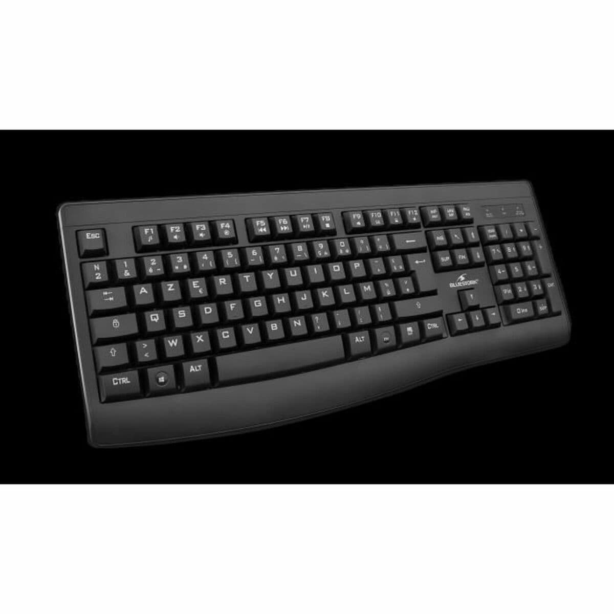 clavier et souris Bluestork Clavier Souris Sans Fil Noir - Image 4