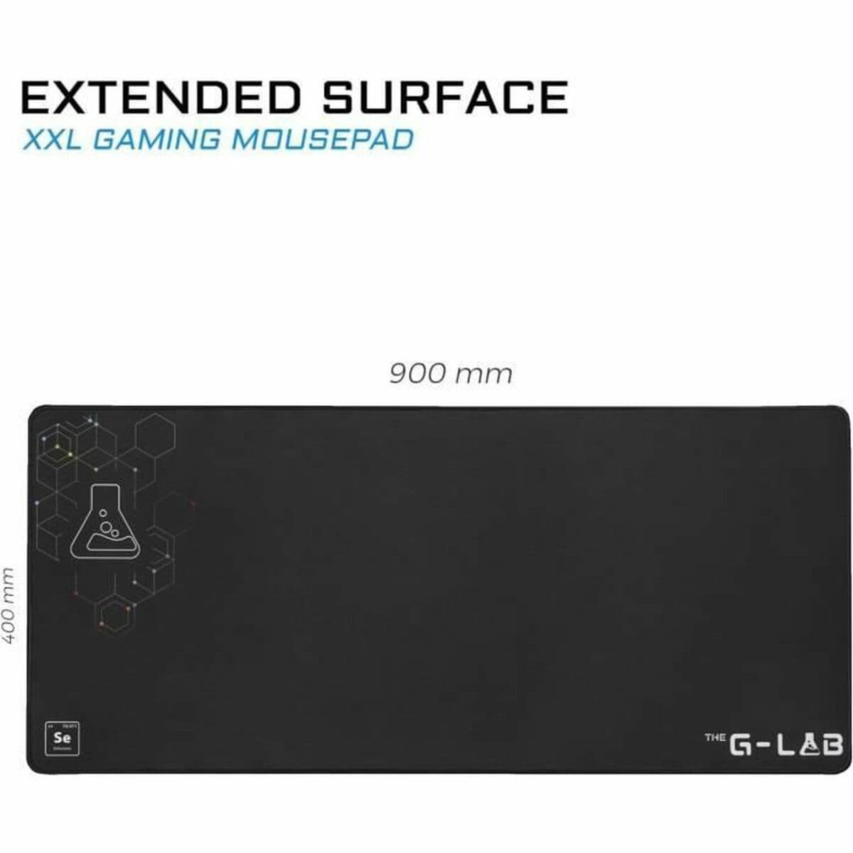 Tapis de Souris The G-Lab Pad SELENIO Noir - Image 3