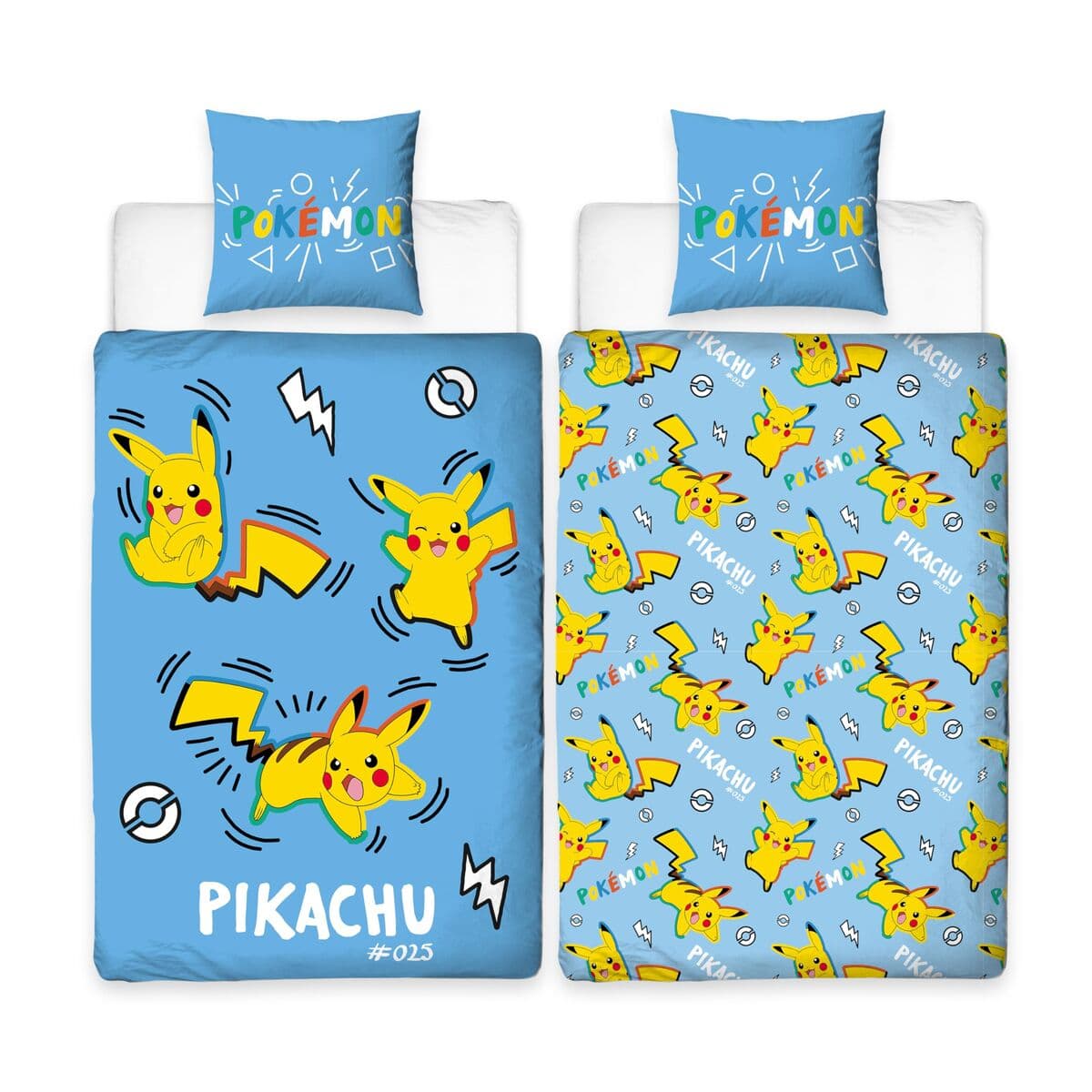 Set pokrivača za poplun Pokémon Plava 2 Dijelovi - Image 5