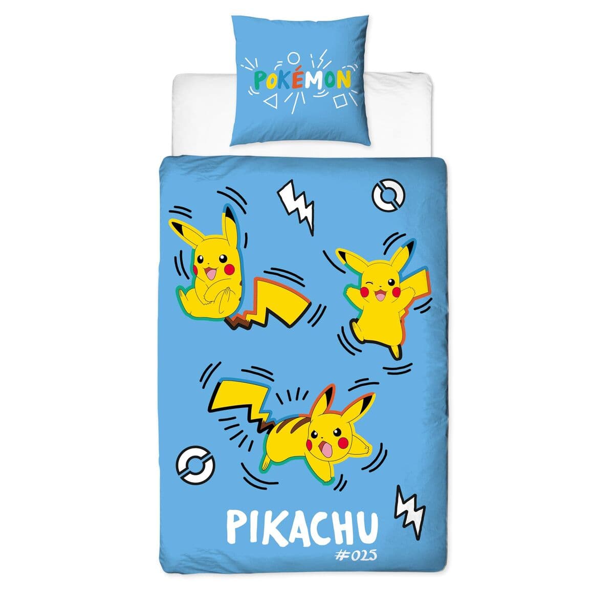 Set pokrivača za poplun Pokémon Plava 2 Dijelovi - Image 9