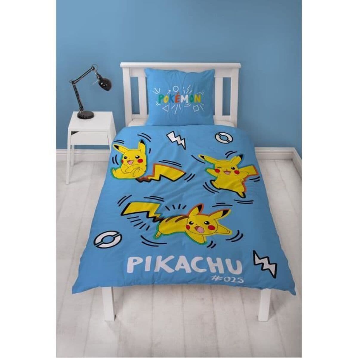 Set pokrivača za poplun Pokémon Plava 2 Dijelovi - Image 4