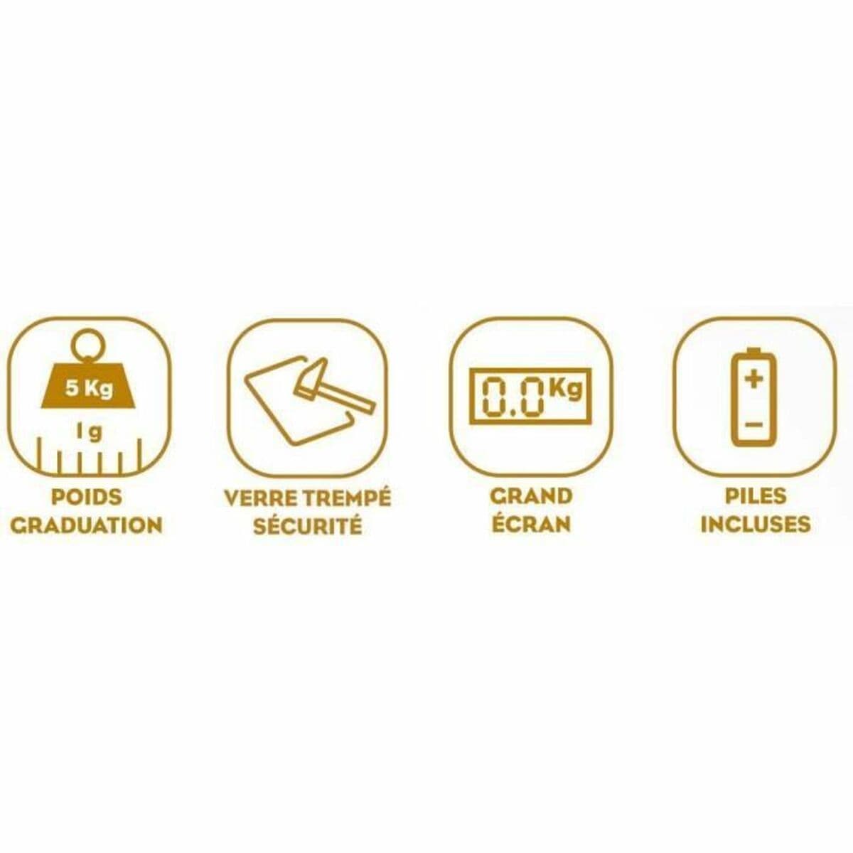 virtuvines svarstykles Little Balance Slim Orange 8090 5 kg - Image 2