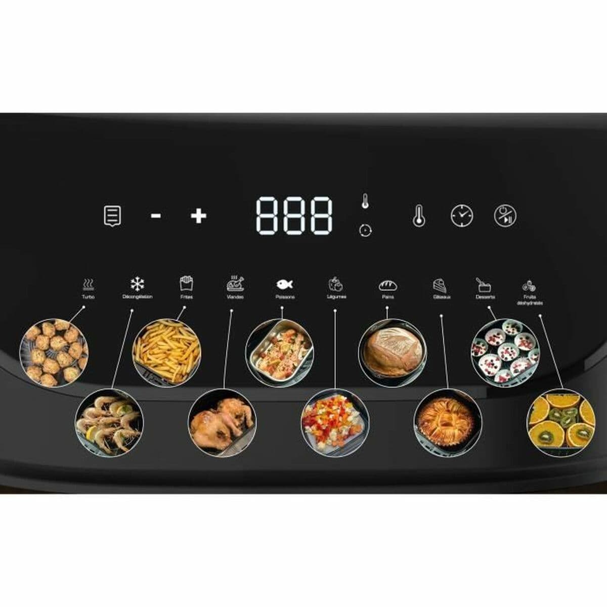 Air Fryer Little Balance Crousty light XL Black 1600 W 7 L - Image 2