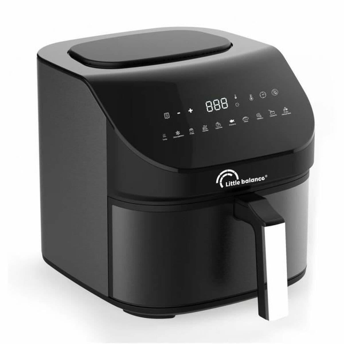 Air Fryer Little Balance Crousty light XL Black 1600 W 7 L - Image 3