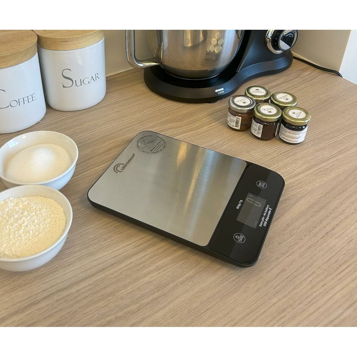 virtuvines svarstykles Little Balance 10 kg Sidabras 23,8 x 17,3 cm - Image 4