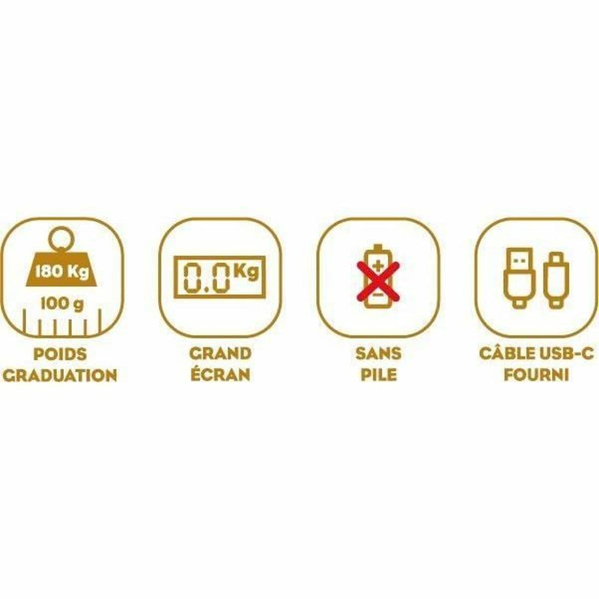 Báscula Digital de Baño Little Balance 8729 180 kg - Image 2