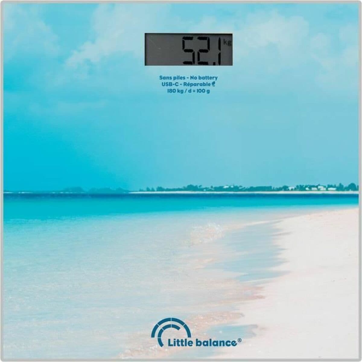 Báscula Digital de Baño Little Balance Caribe Azul - Image 4