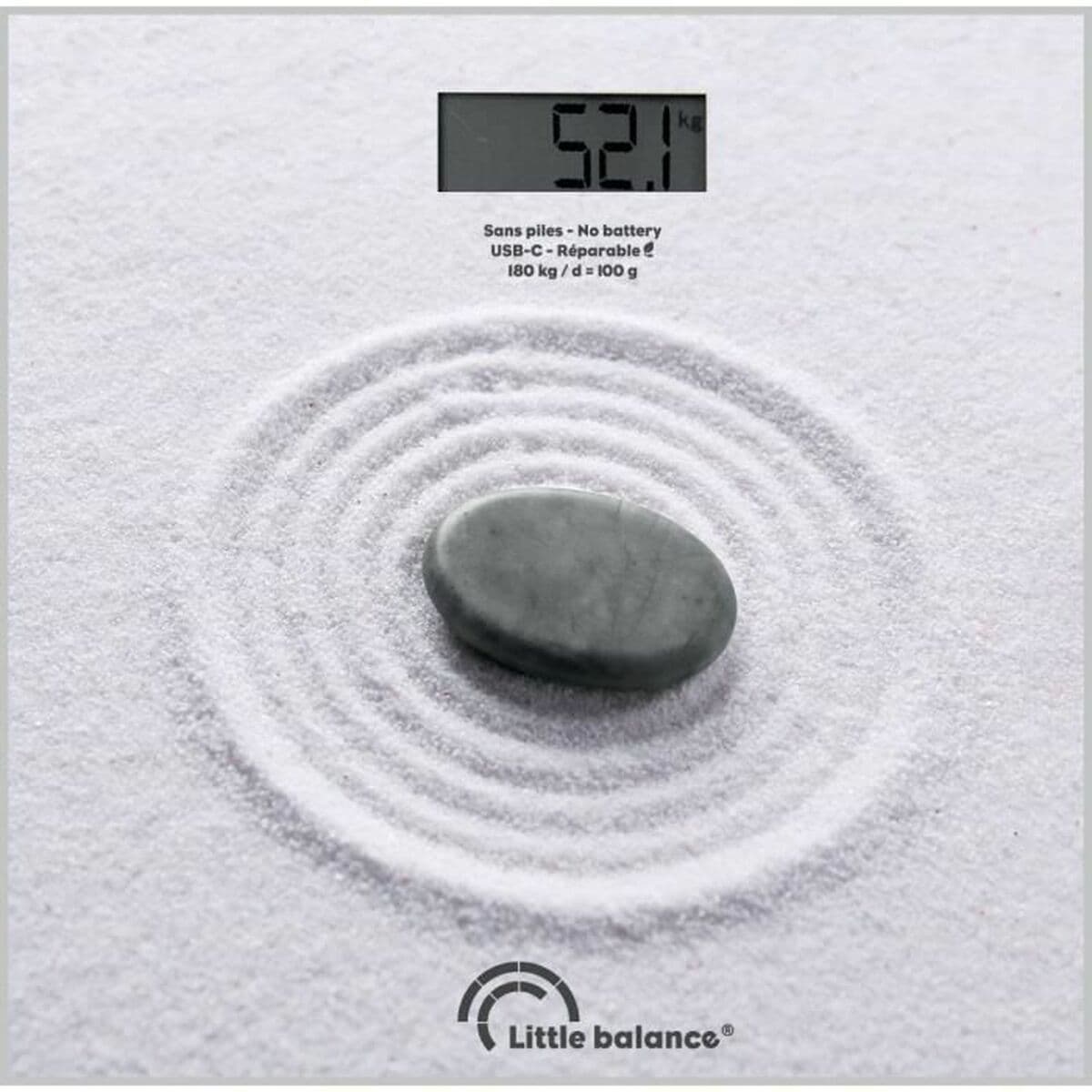 Skaitmeninės vonios kambario svarstyklės Little Balance Zen - Image 4