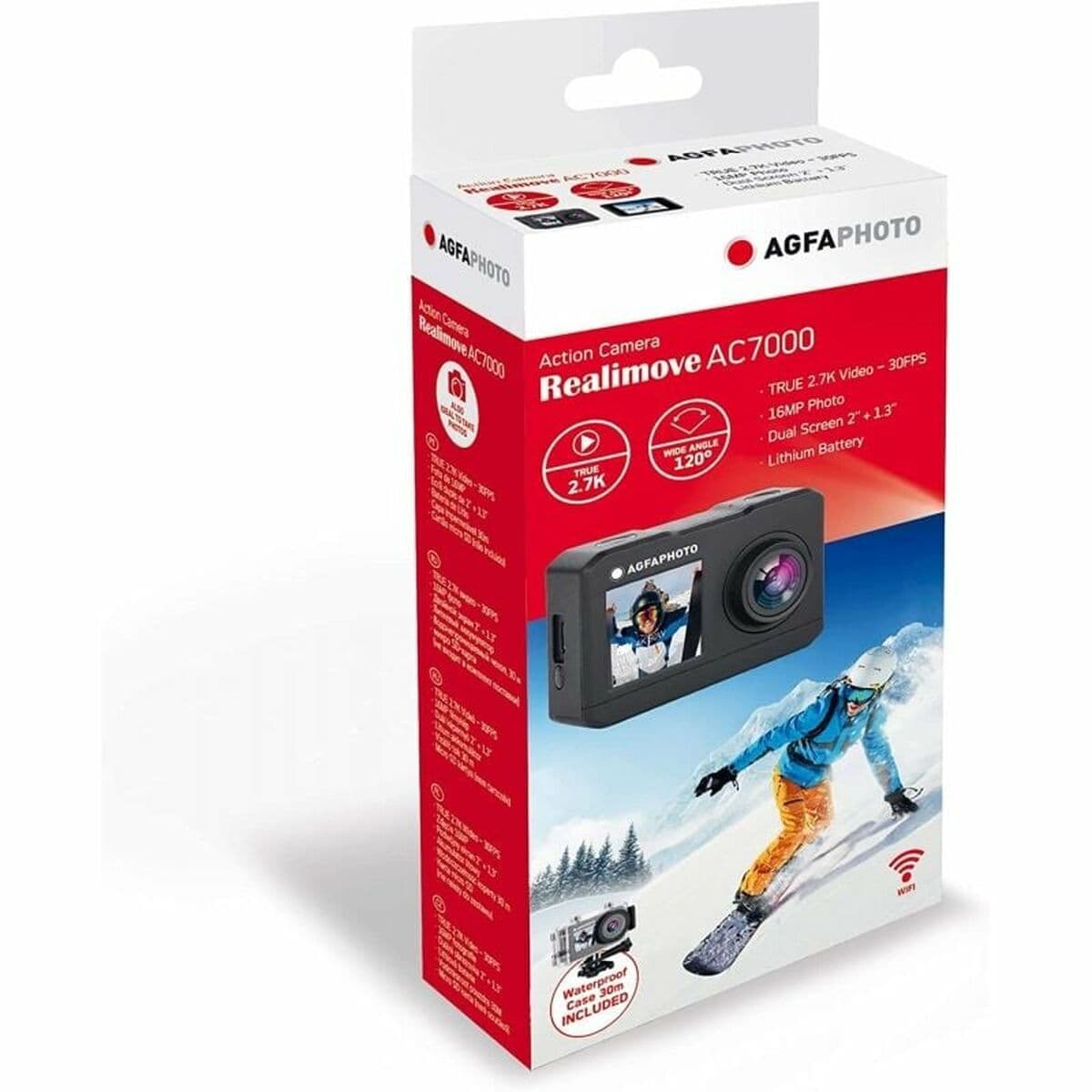 Sport-Kamera Agfa AC7000 Schwarz 2" - Image 3