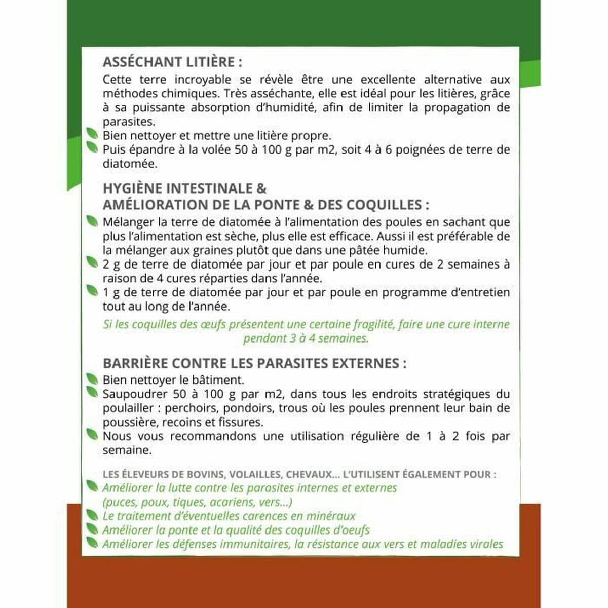 Ekologiskt gödselmedel TERRA NOSTRA Diatomée Jord 300 g - Image 2