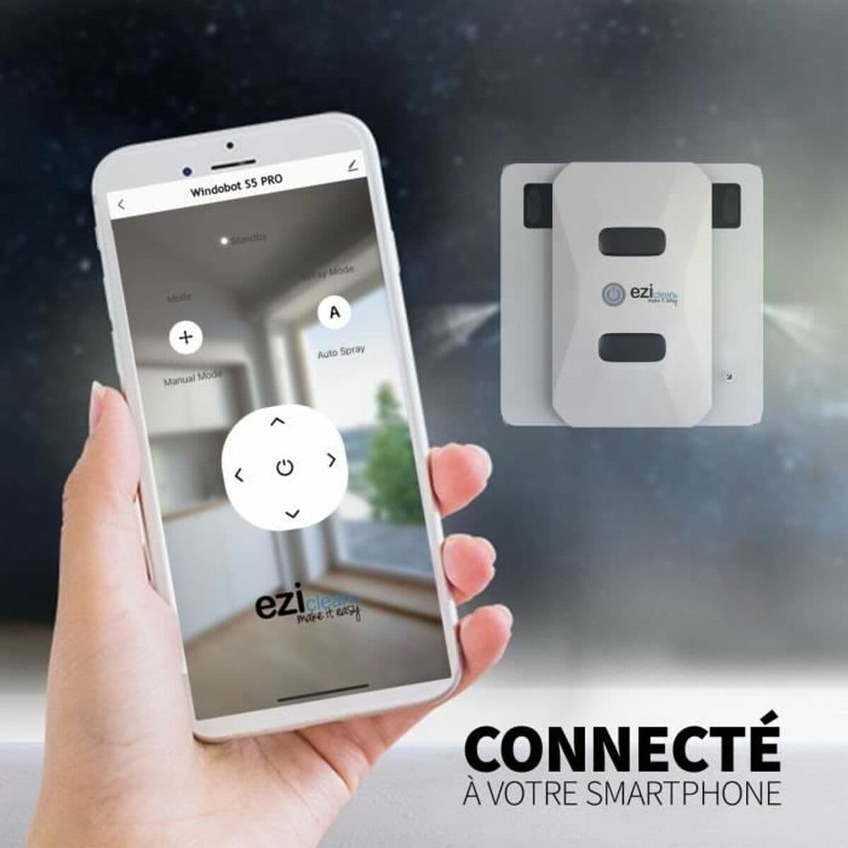 Intelligent fönsterrobot EZIclean Windobot S5 Pro 72 W - Image 5