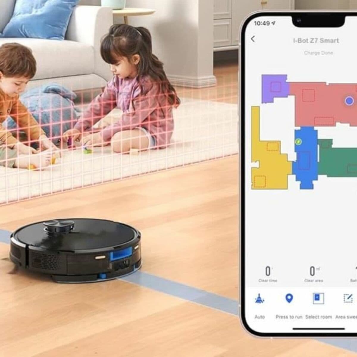 Roboterstaubsauger EZIclean I-Bot Z7 - Image 4
