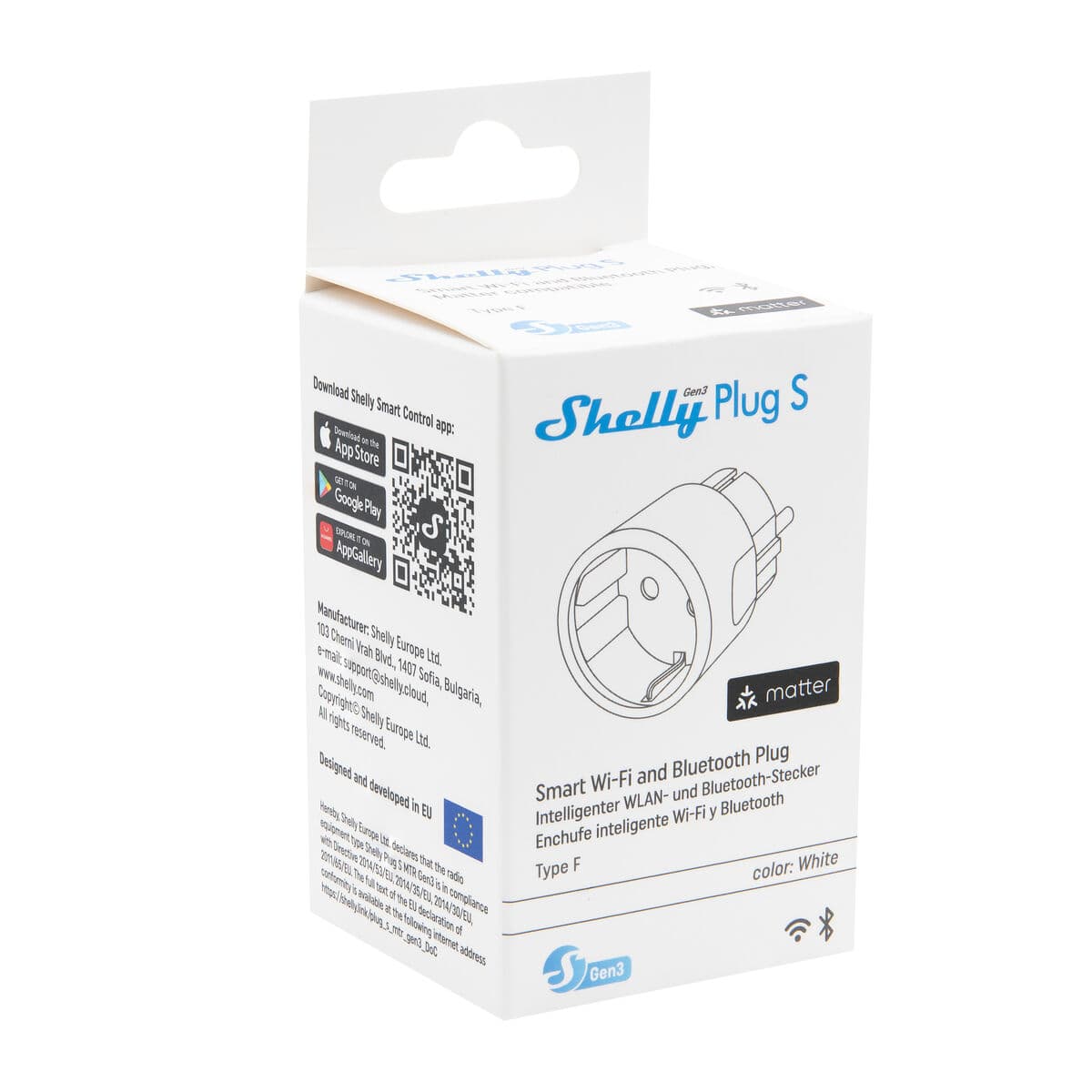 Shelly Enchufe Smart Plug S Gen 3 Blanco - Image 8
