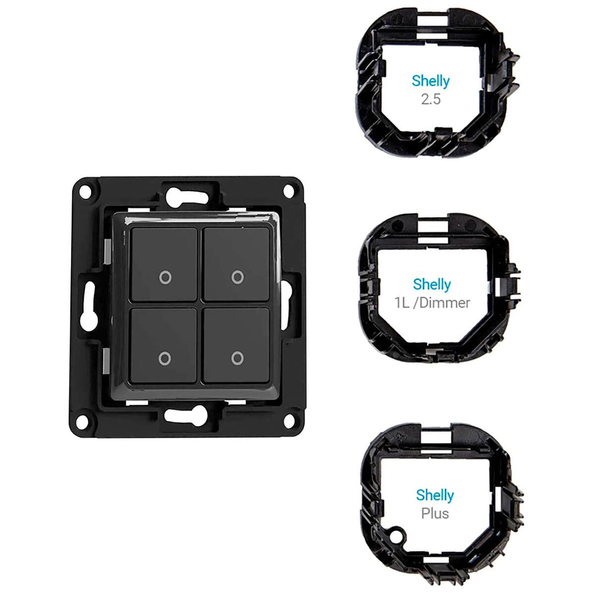 Shelly Interruptor Pared Switch 4 Negro - Image 4