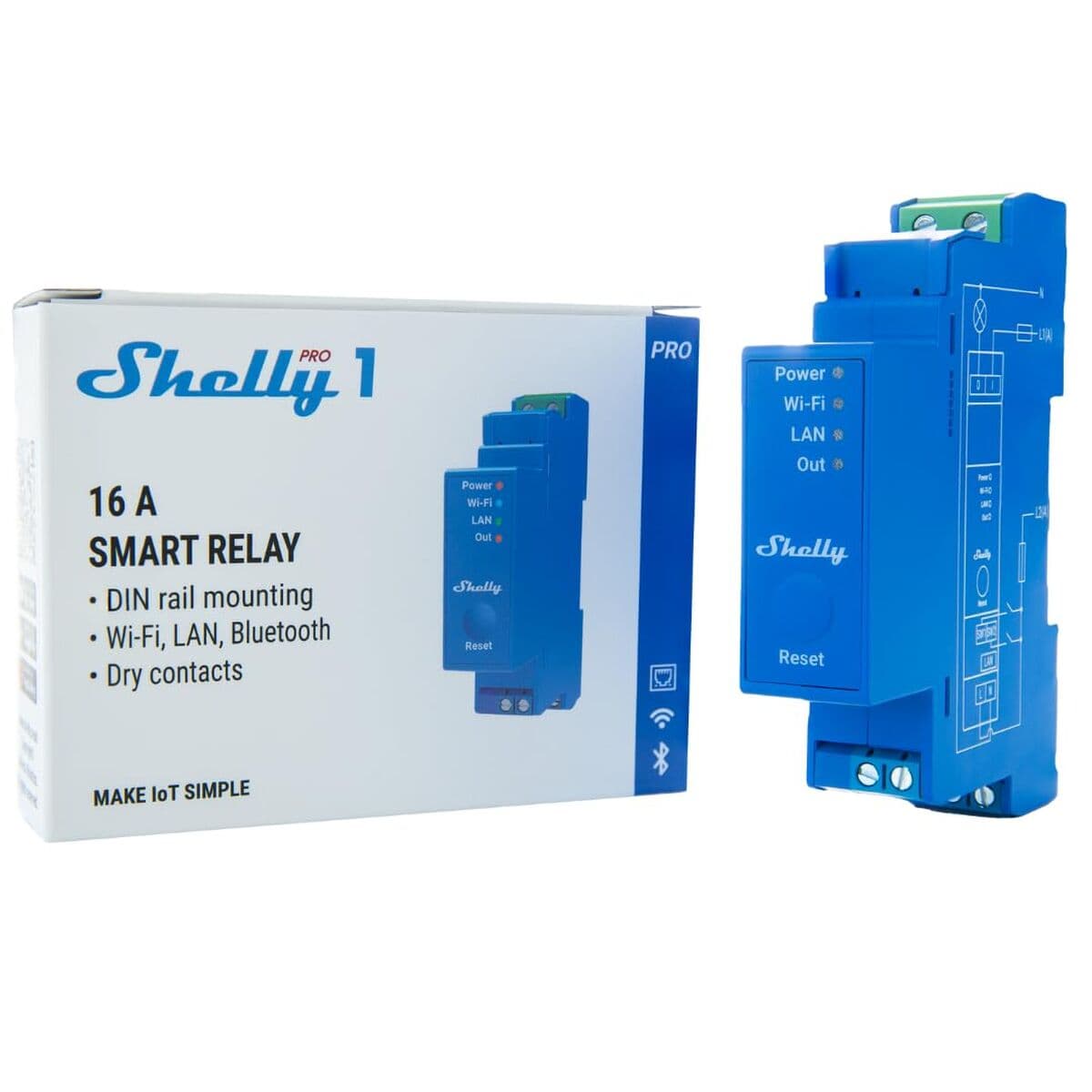 Relais-Modul Shelly DIN PRO 1 - Image 5