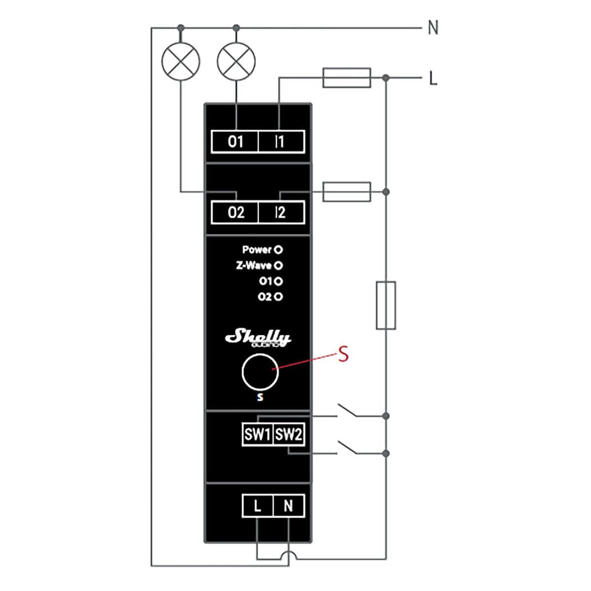 Relais-Modul Shelly DIN PRO 2PM - Image 6