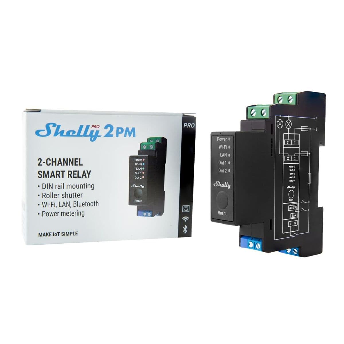 Relais-Modul Shelly DIN PRO 2PM - Image 12