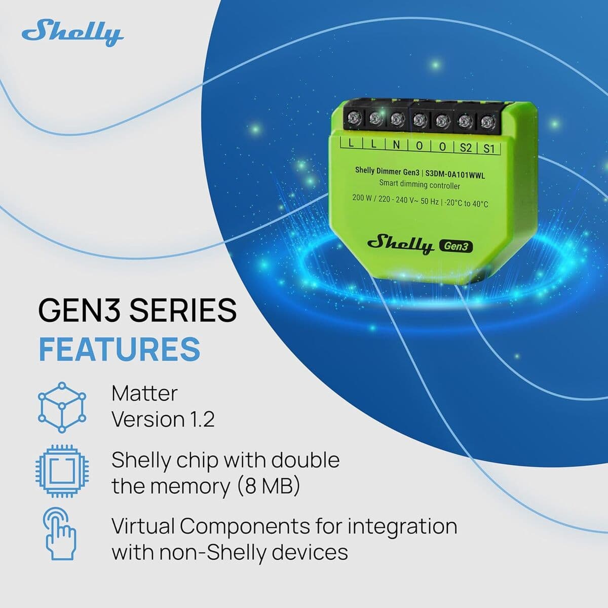 Shelly Módulo switch Dimmer Gen 3 - Image 10