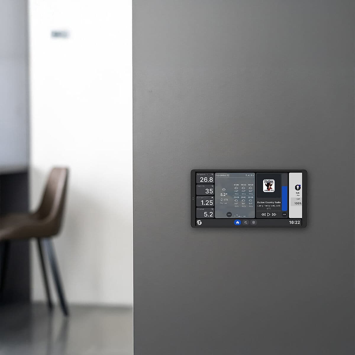 Panneau de contrôle Shelly WALL DISPLAY X2(SL)+BLUHT(IVO) - Image 5