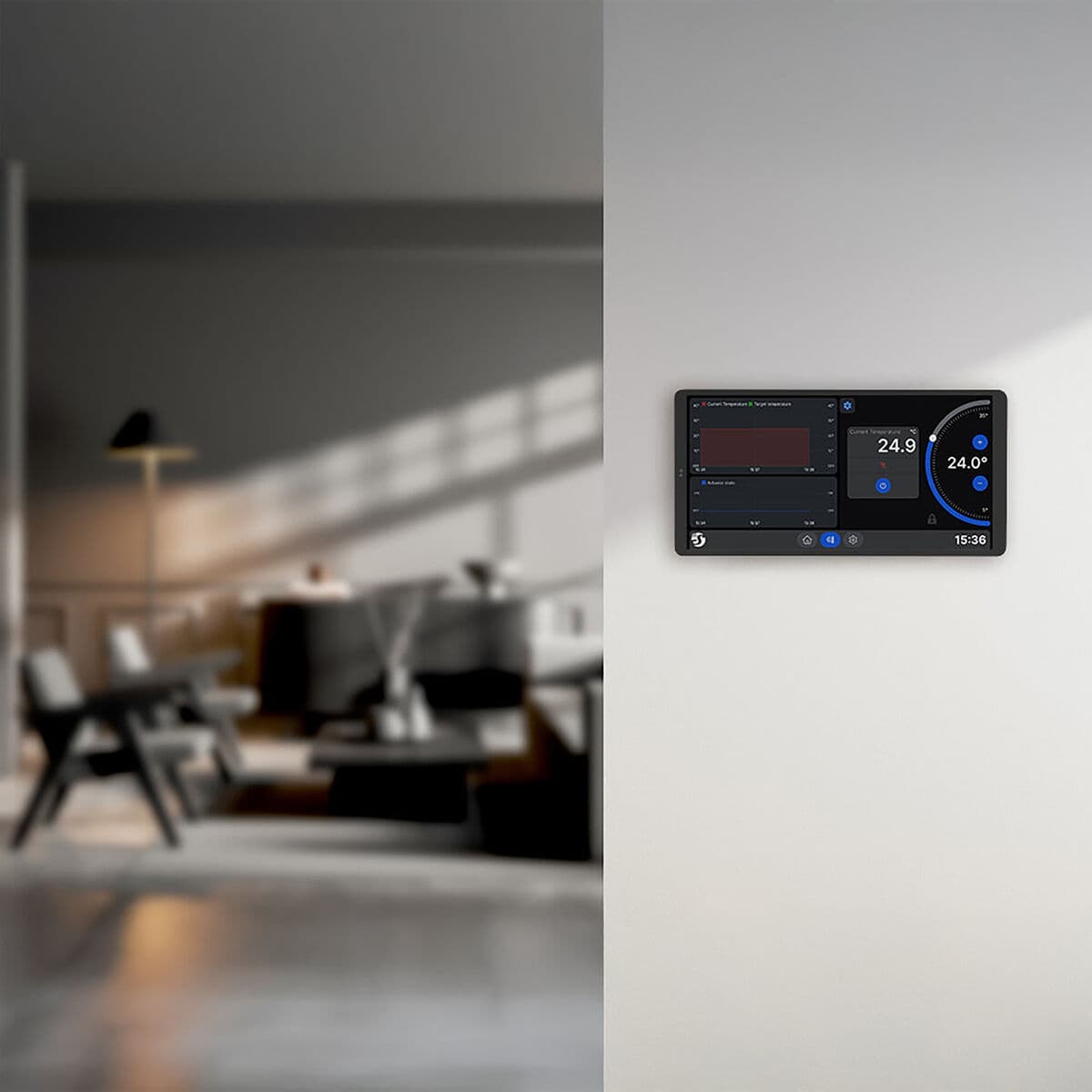 Panneau de contrôle Shelly WALL DISPLAY X2(SL)+BLUHT(IVO) - Image 6