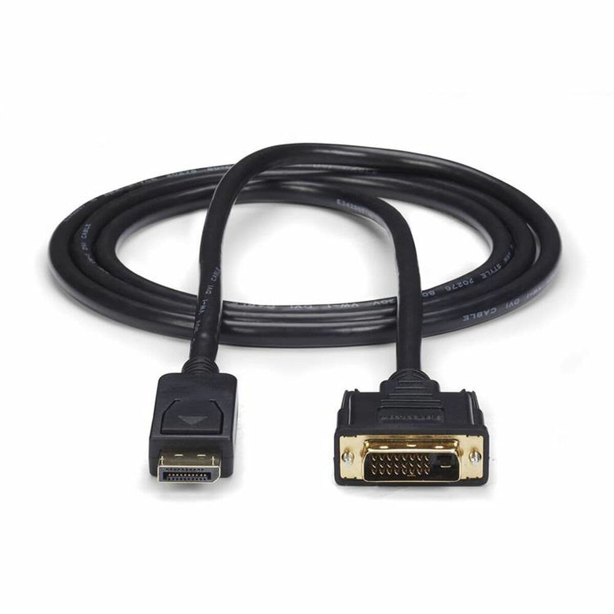Displayport til DVI-adapter Startech DP2DVI2MM6           (1,8 m) Svart 1.8 m