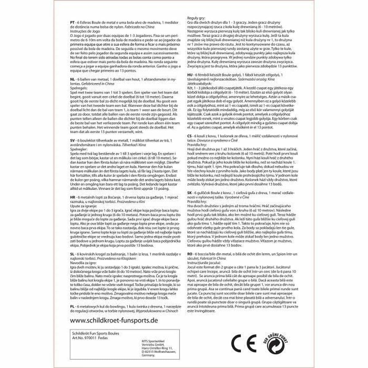 Juego de Petanca Schildkröt - Image 3