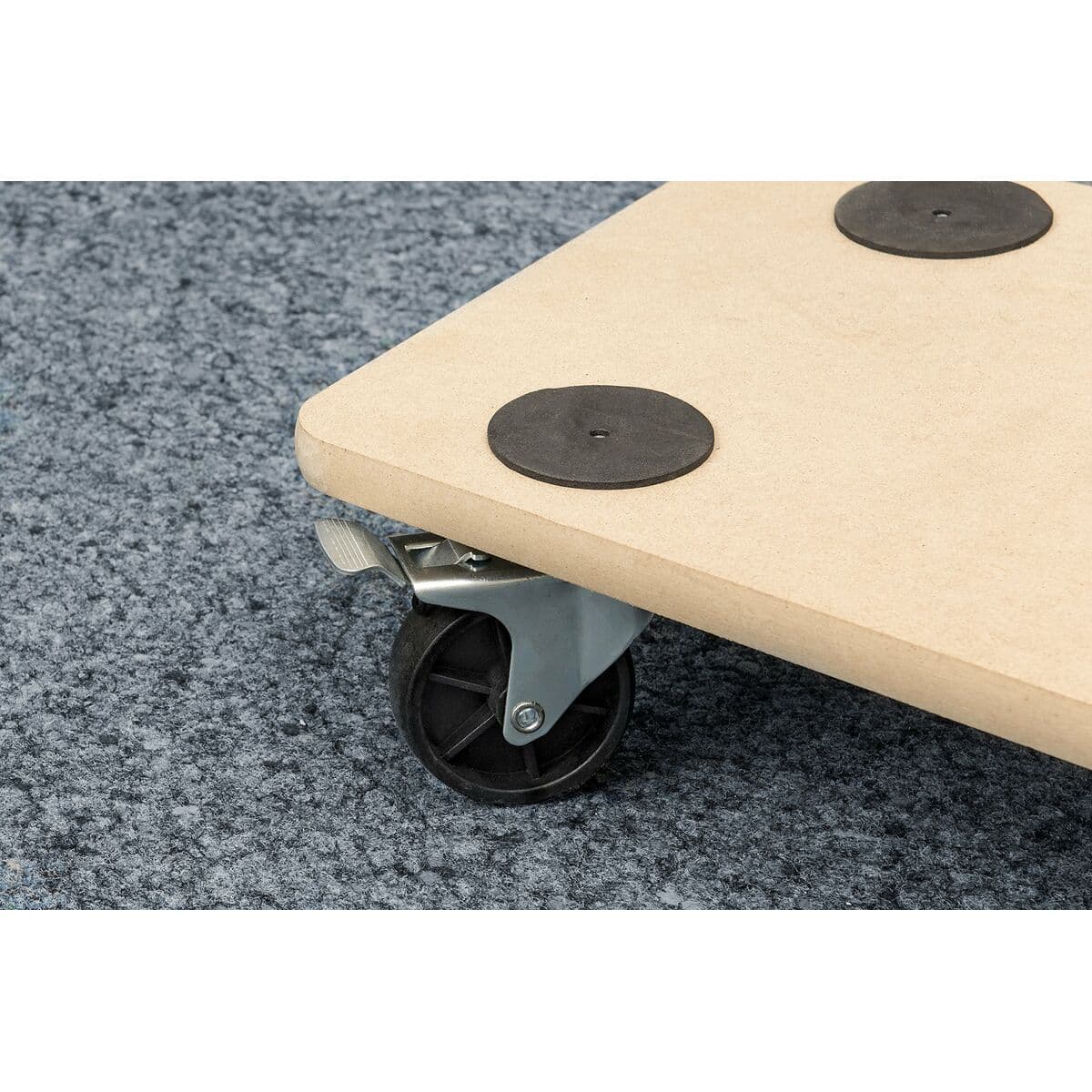 Pamatne ar Riteņiem Meister 821400 200 kg Ar bremzēm - Image 2