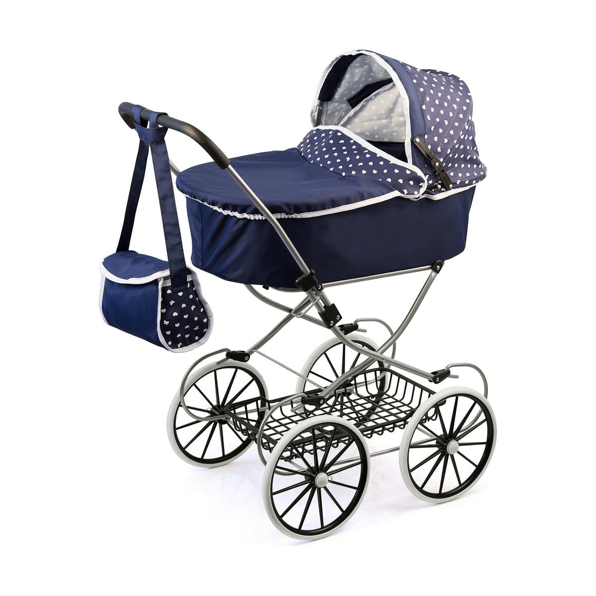 Carrito para Muñecas Reig Classic Deluxe 70 x 42 x 89 cm Azul