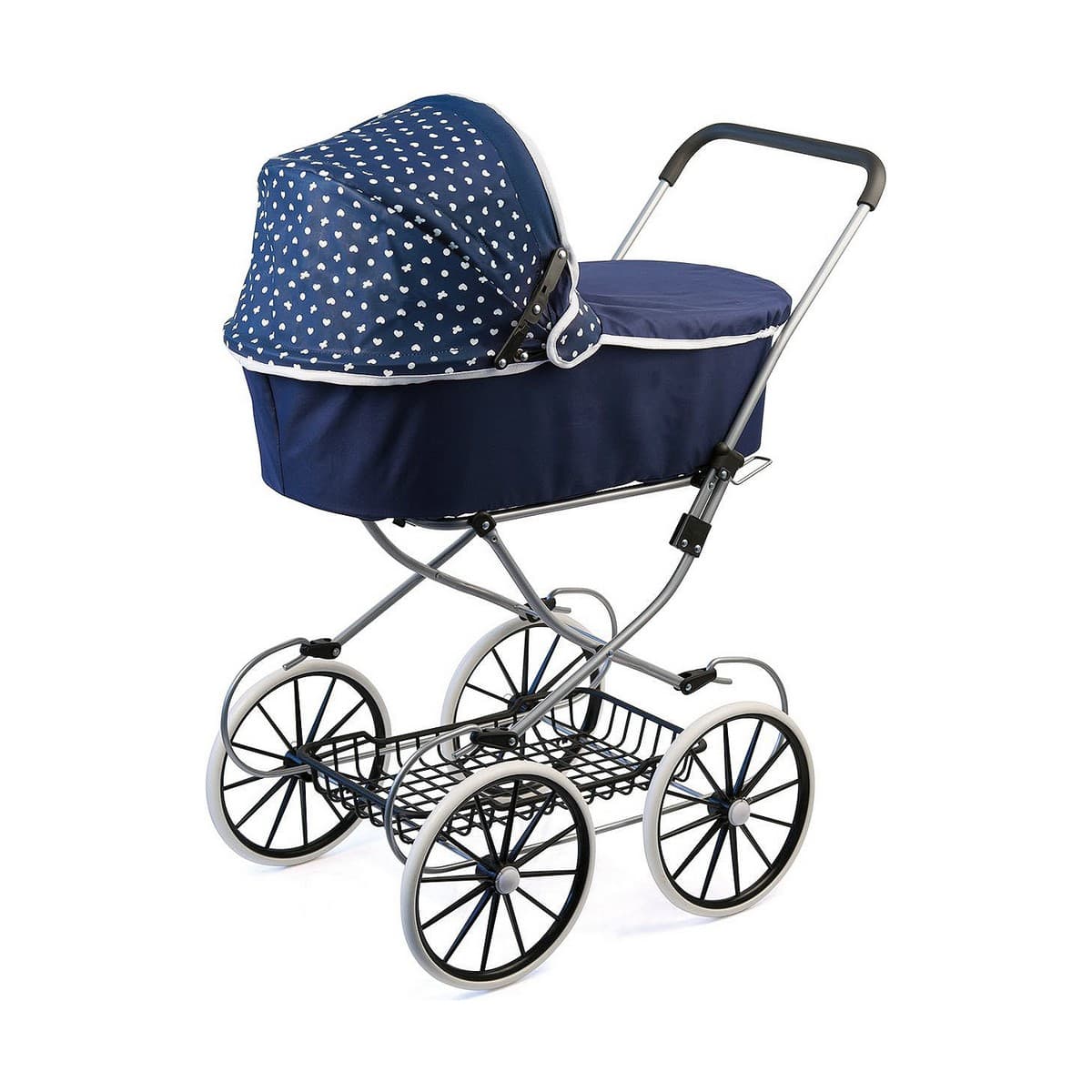 Carrito para Muñecas Reig Classic Deluxe 70 x 42 x 89 cm Azul - Image 4