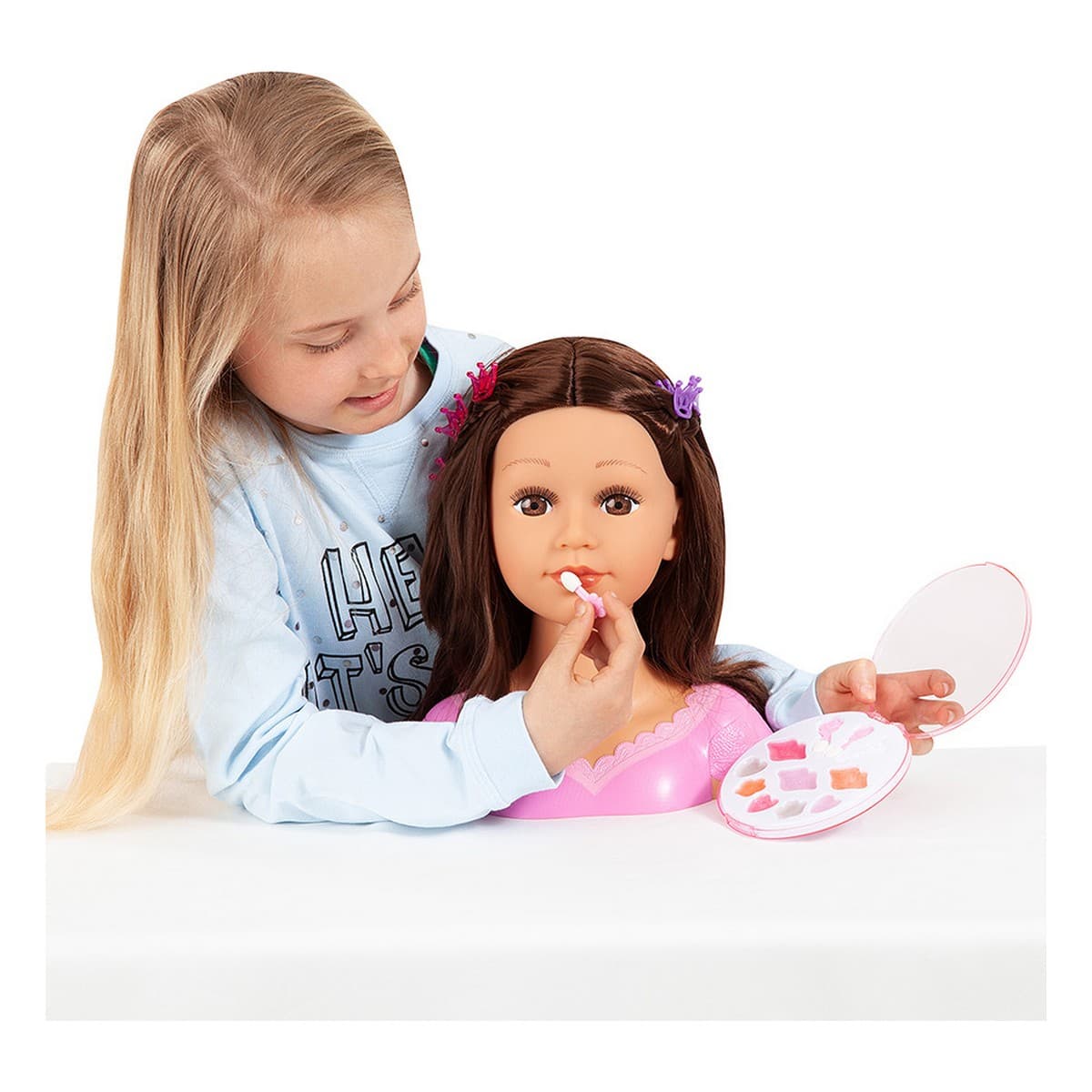 Bista Reig Charlene Super Model Frizura i šminka Perika brineta - Image 2