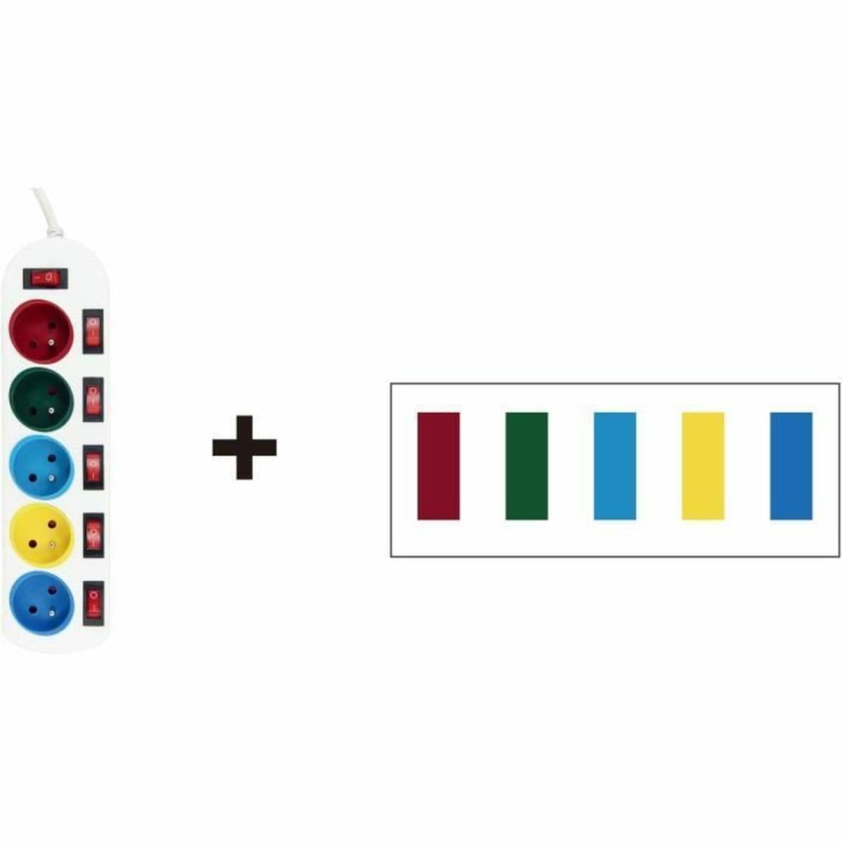 Elektros prailgintuvas su jungikliu, 5 lizdai GAO 3680 W - Image 2