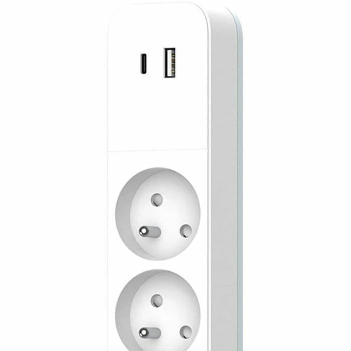 4-pistokkeinen jakorasia virtakytkimellä QUARX (1,5 m) - Image 3